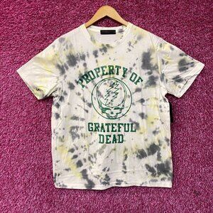 The Grateful Dead Steal Your Face “Property of Grateful Dead” Rock Band Tie Dye